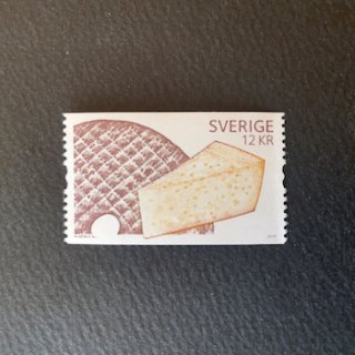 スウェーデンの切手・クリスプブレッドとチーズ・２０１０（４）