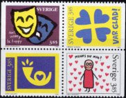 スウェーデンの切手・1996年・グリーティング（4）