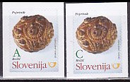 スロベニアの切手・クリスマスのパン・２０１１（２）セルフ糊