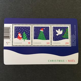 カナダの切手・クリスマス・小型シート・２０１６