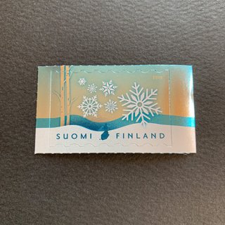 フィンランドの切手・雪の結晶・２０１９・セルフ糊
