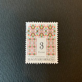 ハンガリーの切手・1995年・刺繍・3ft
