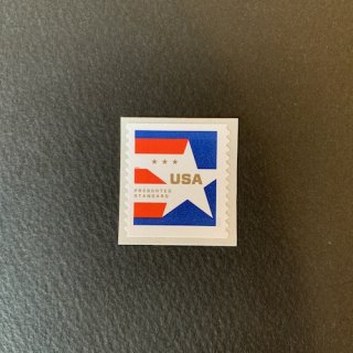 アメリカの切手・星条旗コイル・２０２０（セルフ糊）