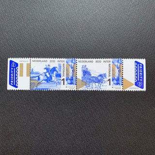 オランダの切手・ヨーロッパ・昔の郵便ルート・２０２０（２）