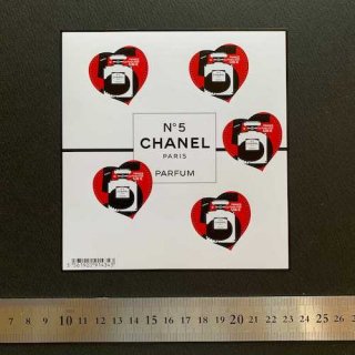 フランスの切手・2021年・バレンタイン・シャネルNo5・小型シート