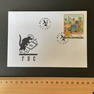 チェコの切手・2021年・黒ねこミケシュの冒険・FDC
