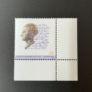 ドイツの切手・作家シュナイダー誕生１００年・２００３