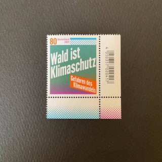 ドイツの切手・地球温暖化の危機・２０２１