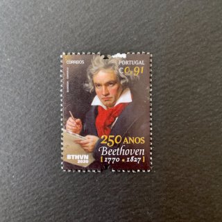 ポルトガルの切手・ベートーベン誕生２５０年・２０２０・B品