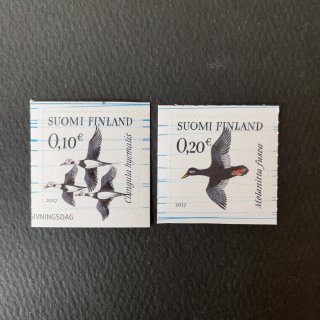 フィンランドの切手・鳥・２０１７（２）セルフ糊