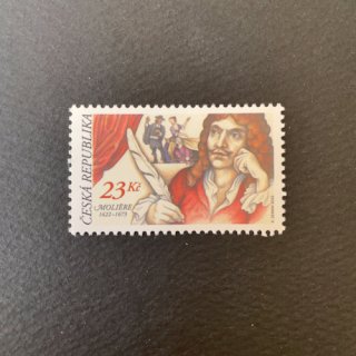 チェコの切手・モリエール生誕４００年・２０２２