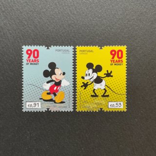 ポルトガルの切手・ミッキーマウス誕生９０年・２０１８（２）