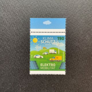 ドイツの切手・電気自動車・２０１６
