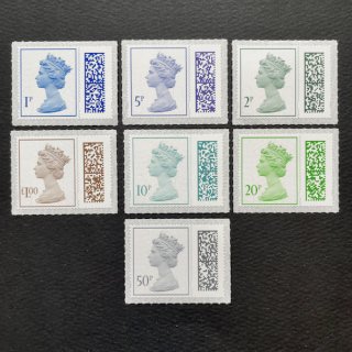 イギリスの切手・2022年・バーコード付き普通切手（７）セルフ糊
