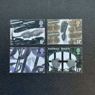 イギリスの切手・1976年・社会改革者（４）