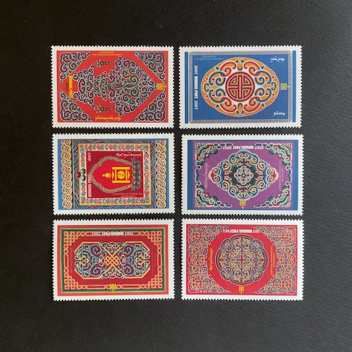 モンゴルの切手・2000年・伝統文様（6）