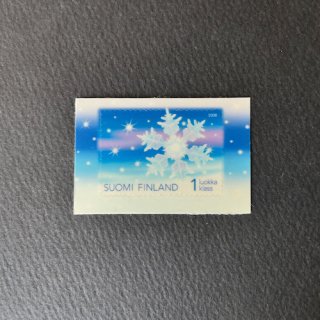 フィンランドの切手・2008年・雪の結晶（セルフ糊）