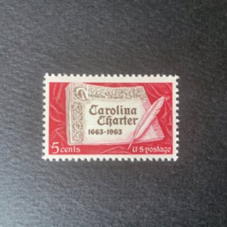 USAの切手・1963年・カロライナ憲章300年