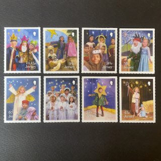 ジャージーの切手・2019年・クリスマス（8）セルフ糊