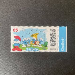 ドイツの切手・2022年・子どもたちのヒーロー・スマーフ