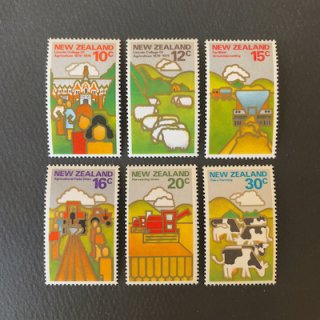 ニュージーランドの切手・1978年・農業大学100年（6）