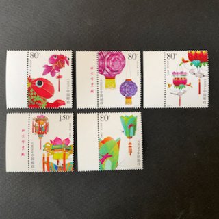 中国の切手・2000年・ランタン（4）