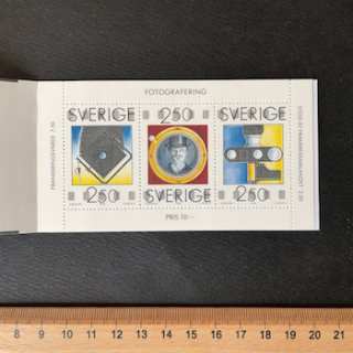 スウェーデンの切手・1990年・写真・切手帳