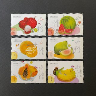 香港の切手・2022年・果物（6）