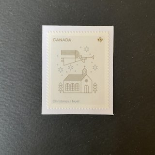 カナダの切手・2021年・クリスマス・天使・セルフ糊