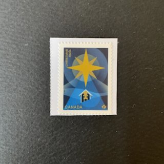 カナダの切手・2022年・クリスマス・星・セルフ糊