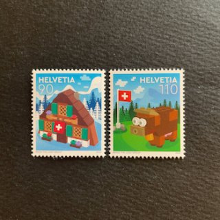 スイスの切手・2022年・レゴブロック（2）
