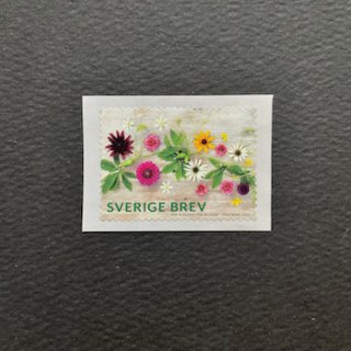 スウェーデンの切手・2021年・夏の花（セルフ糊）