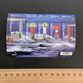 フィンランドの切手・2003年・灯台・小型シート