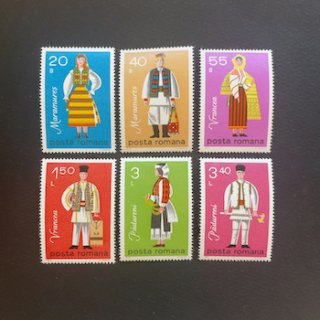 ルーマニアの切手・1979年・民族衣装（6）