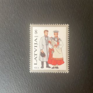ラトビアの切手・1995年・民族衣装