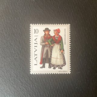ラトビアの切手・1997年・民族衣装
