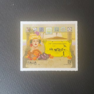 イタリアの切手・2021年・シチリア農民協会70年（セルフ糊）