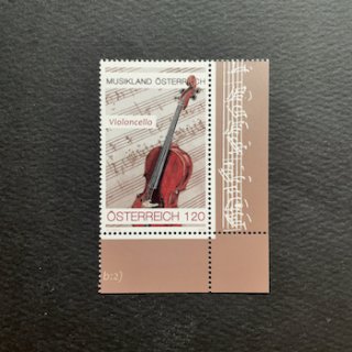 オーストリアの切手・2023年・チェロ