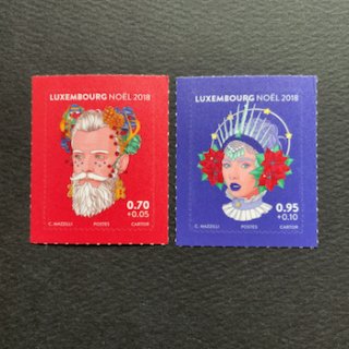 ルクセンブルクの切手・2018年・クリスマス（2）セルフ糊