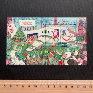 クリスマス島の切手・2022年・クリスマス・小型シート