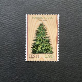 エストニアの切手・2023年・樹木・エゾマツ