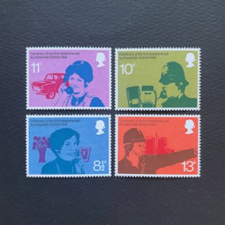 イギリスの切手・1976年・電話100年（4）
