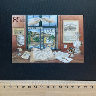 ルクセンブルクの切手・2019年・フィラテリック連盟85年・小型シート