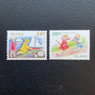 アイスランドの切手・1989年・ヨーロッパ切手・子どもの遊び（2）