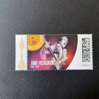 ドイツの切手・2023年・伝説のミュージシャン・ジミー・ヘンドリックス