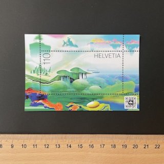 スイスの切手・2023年・メタスケープ・小型シート
