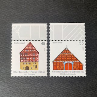 ドイツの切手・2010年・木骨建築（2）