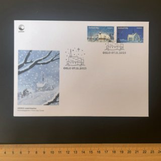 ノルウェーの切手・2023年・クリスマス・FDC