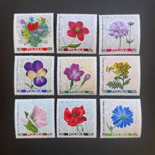 ポーランドの切手・1967年・花（9）