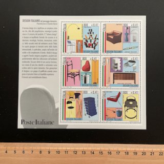 イタリアの切手・2000年・デザイン・小型シート